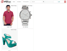 Tablet Screenshot of emartindia.yebhi.com